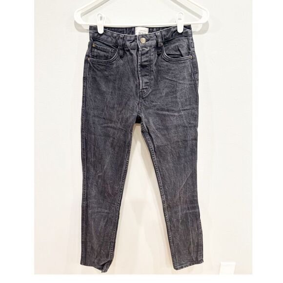 Sezane brut sexy straight jeans middle gray - Picture 3 of 8